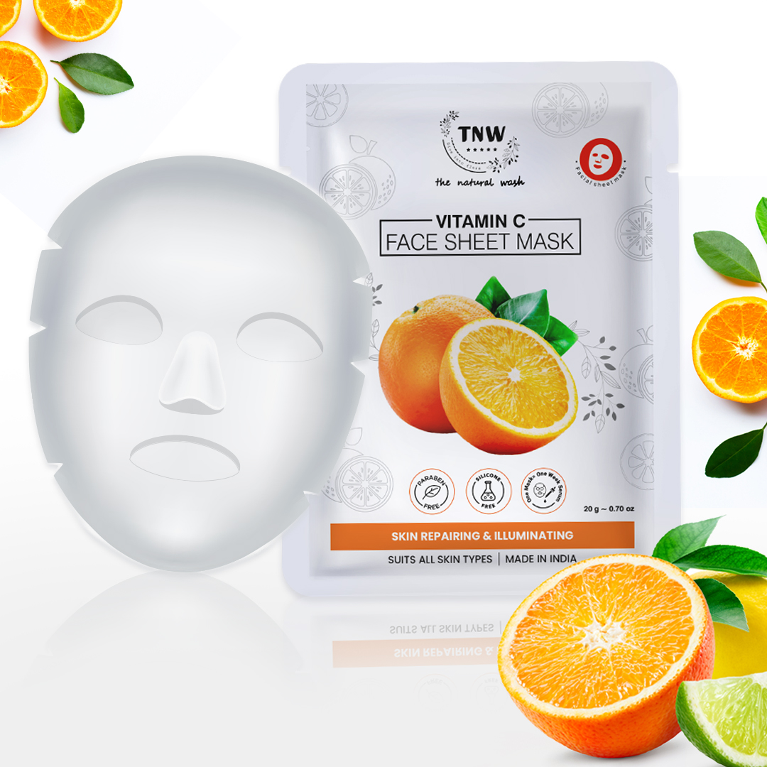 Tnw The Natural Wash Vitamin C Face Sheet Mask - Age Group: Adults