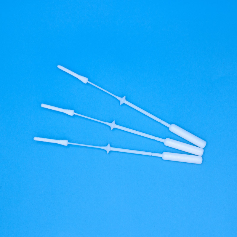 Disposable Sterile Nylon Flocked Mid-Turbinate Nasal Swabs