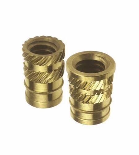 Brass Conical Inserts With Dual Knurling