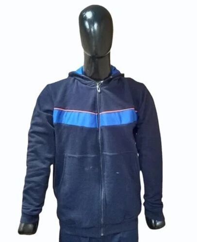 Men Fleece Hooded Jacket