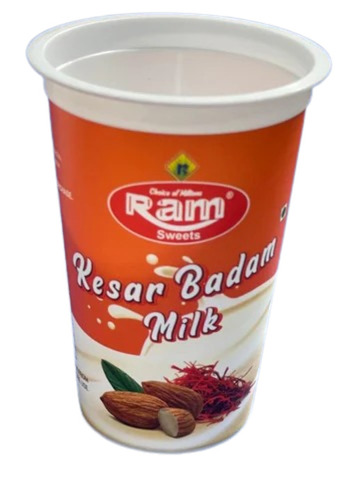 Plastic Badam Milk Glass
