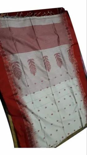 Printed Matka Silk Saree