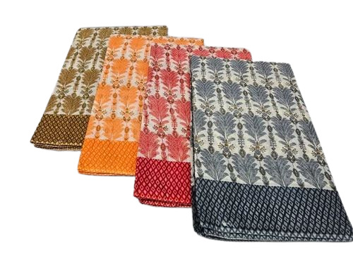 Soft Voile Cotton Fabric Saree