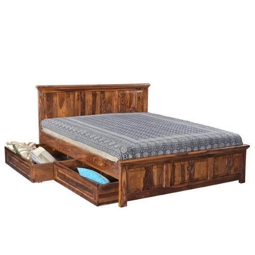 Tuscany Wood Queen Size Bed