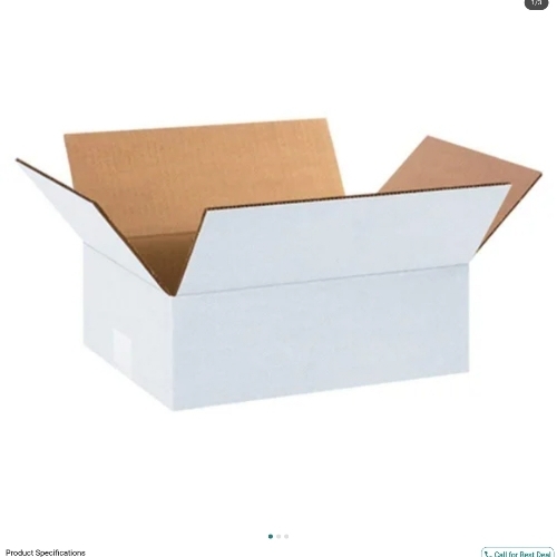 5 Ply White Corrugated Box
