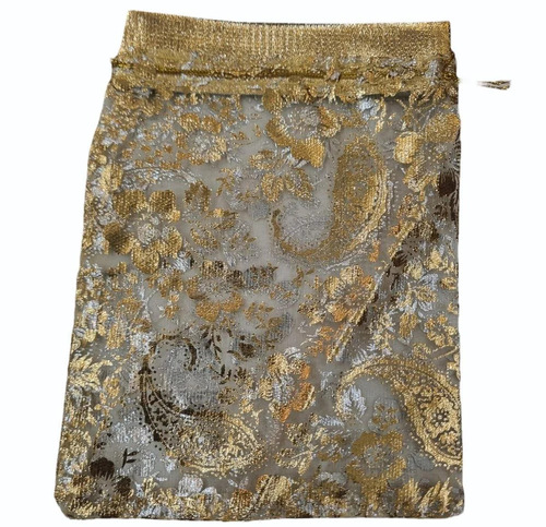 Durable Material Potli Bag - Color: Golden