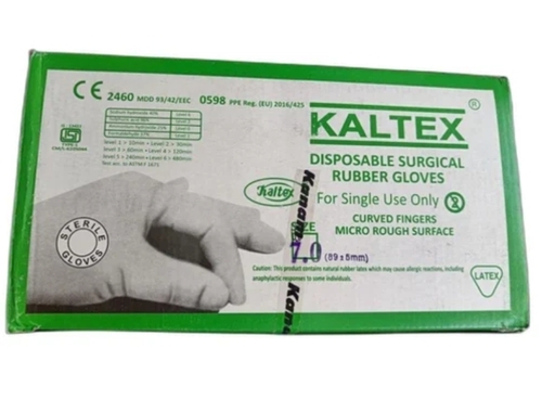 Kaltex Disposable Surgical Rubber Gloves