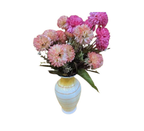 10 Inch Polished Ceramic White Flower Vase - Ceramic, 10 Inch, White | Elegant Look, Customized Designs