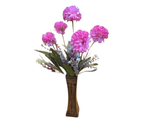 12 Inch Ceramic Brown Flower Vase