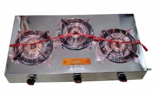 3 Burner Stainless Steel Gas Stove