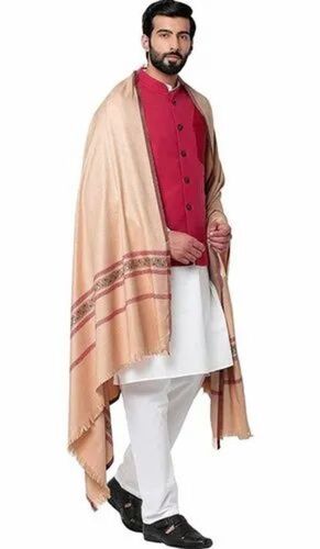 Beige Color Woolen Shawl