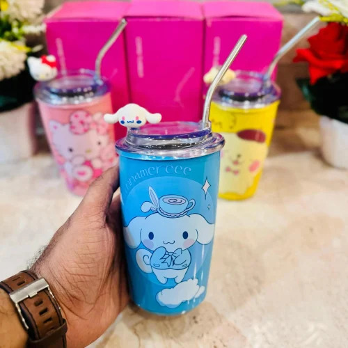 Blue Fancy Stainless Steel Tumbler