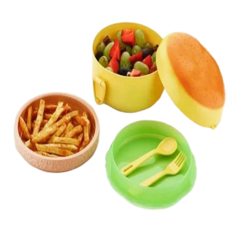 Burger Plastic Lunch Box