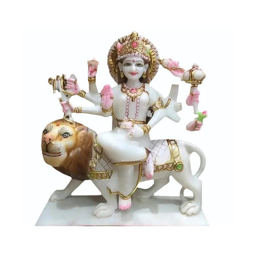 Marble Durga Mata Statue