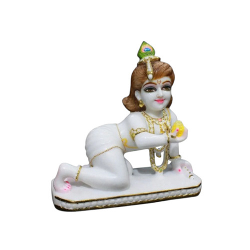 Marble Ladu Gopal Statue