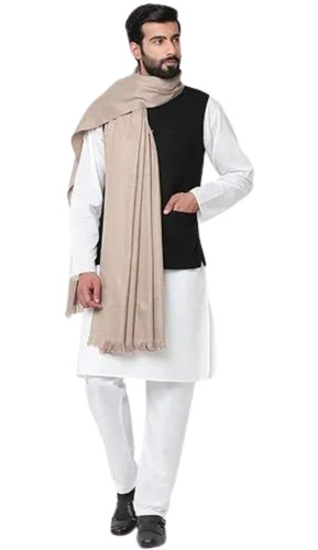 Mens Plain Woolen Shawl