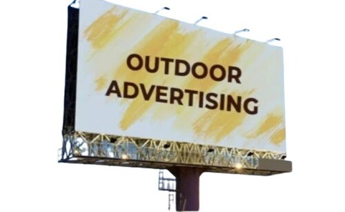 Pvc White Flex Board Hoarding