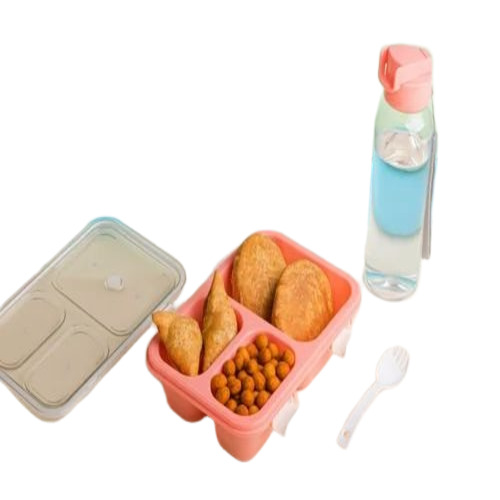 Tokyo Plastic Lunch Box With Bottle