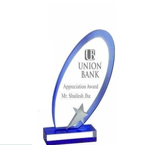 Corporate Glass Trophy