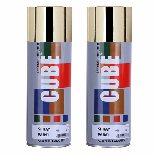 Cube Chrome Spray Paint