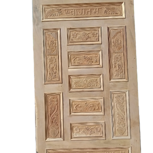 Wooden Door - Color: Light Brown