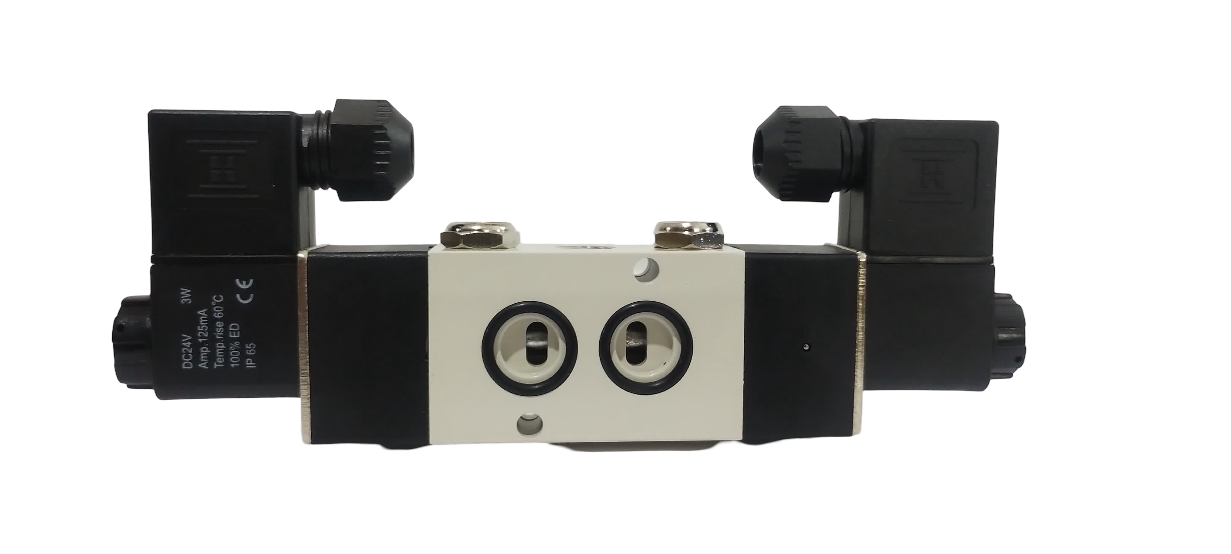 Double Coil Namur Solenoid Valve (5/2 Type) - Application: Voltage: 220Vac