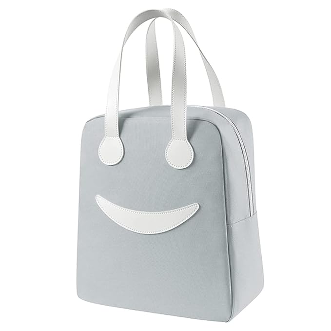 Ensac Smiley Insulated Lunch Bag - Color: Big Sky Blue