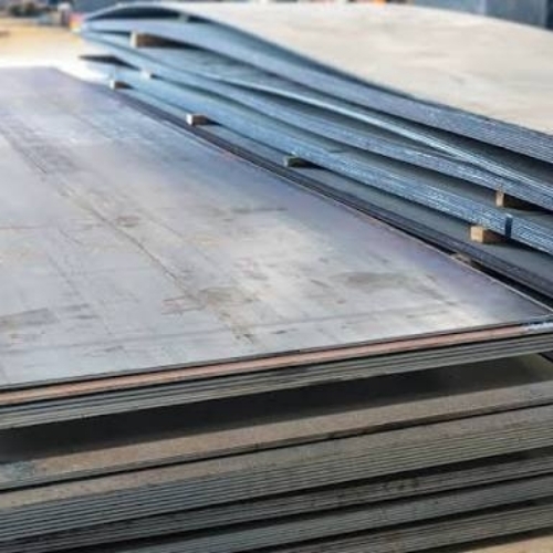 Miled steel sheet