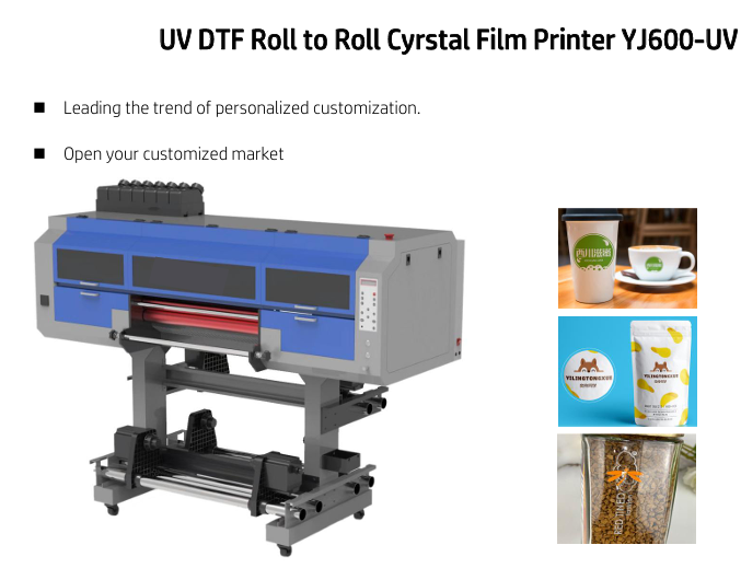 Uv Dtf Roll To Roll Cyrstal Film Printer Yj 600 - Dimension (L*W*H): 1890*840*1600 Millimeter (Mm)