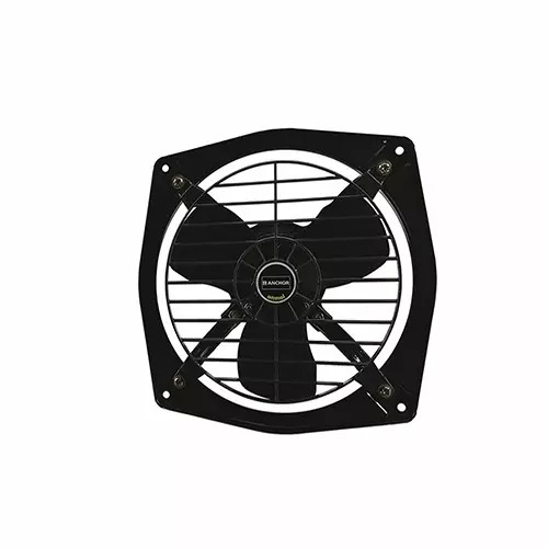 Exhaust Fan - Corrosion Resistant Black, 220 Volt Electric | Wall Mounted, For Home & Hotels
