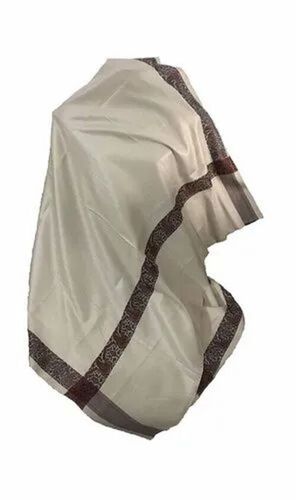 Mens Printed Boarder Polyacrylic Shawl
