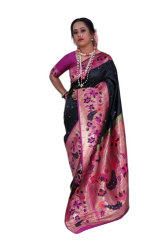 Fancy Silk Saree - Silk, Full Size, Multiple Colors | Lightweight, Breathable, Partywear Banarasi Printed