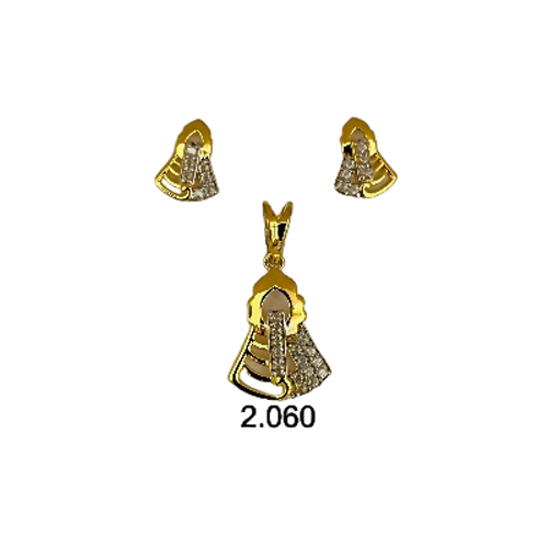 Gold Pendant Set