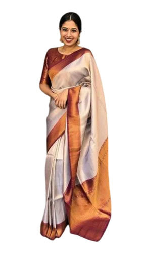 Gray Designer Art Silk Saree