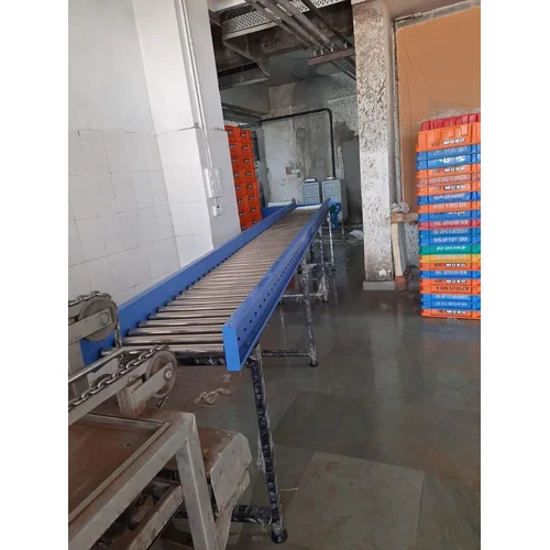 Mild Steel Gravity Roller Conveyor System