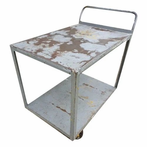 Mild Steel Industrial Material Handling Trolley