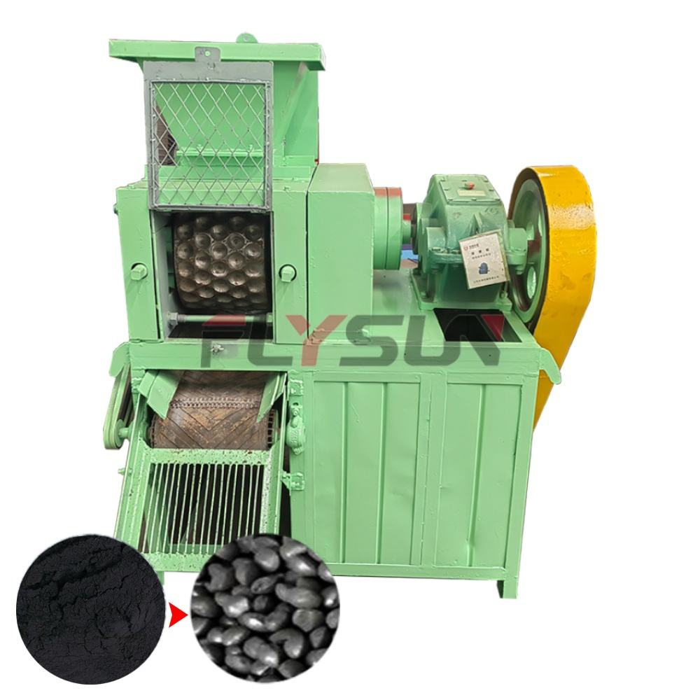 Roll Coal Ball Briquette Machine Balls Press Equipment - Color: Customizable