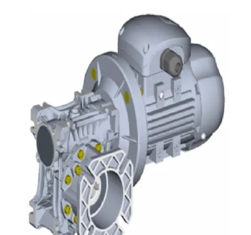 Worm Geared Motor - Color: Grey