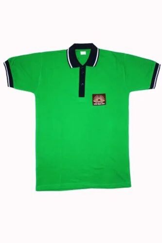 Green Color School T-Shirt