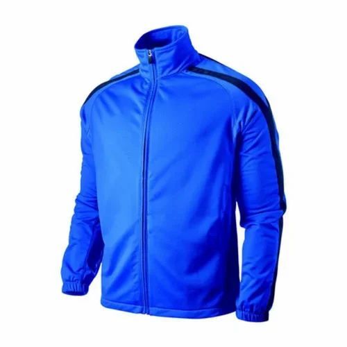 Men Blue Color Polyester Jacket