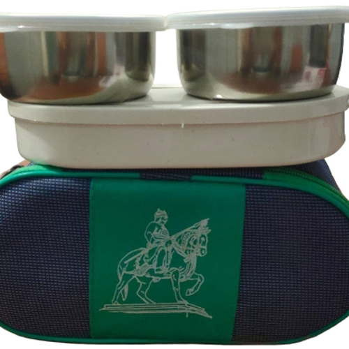 2 Plus 1 Lunch Box With Carry Bag