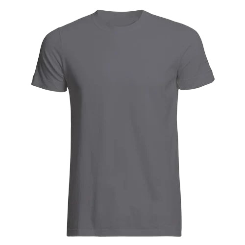 Grey Round Neck T Shirts