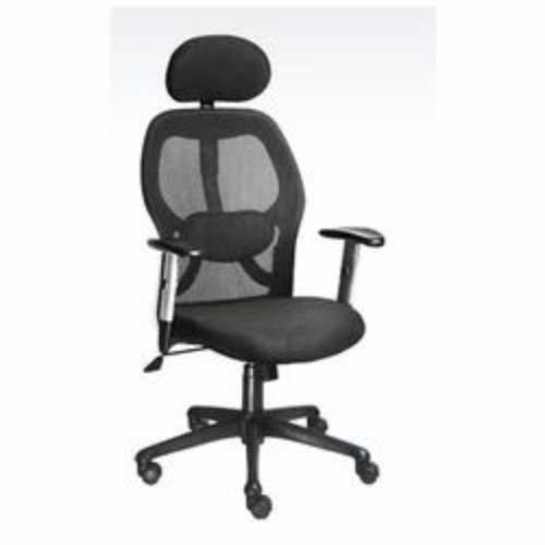 Office Chair - Plastic Mesh Upholstery, High Back, Black | Office Use, All Sizes