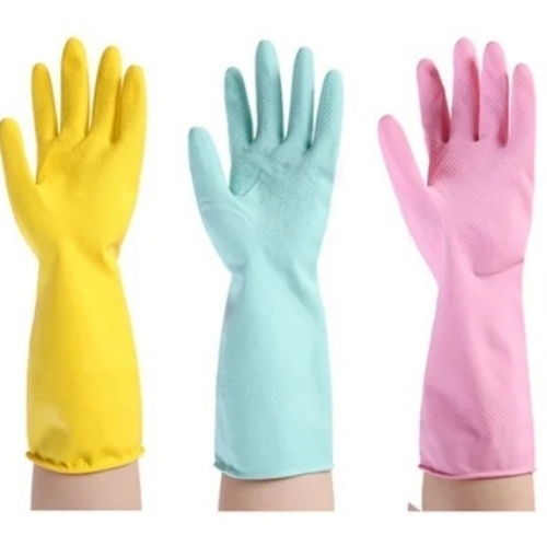 Plain Latex Household Gloves