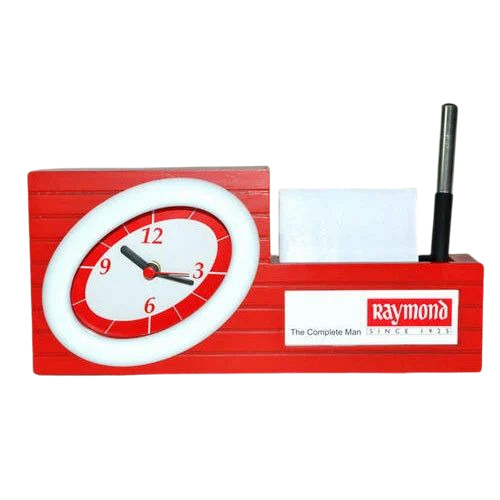 Red Stylish Table Clock