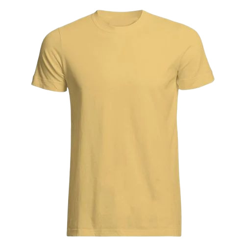 Yellow Round Neck T Shirts