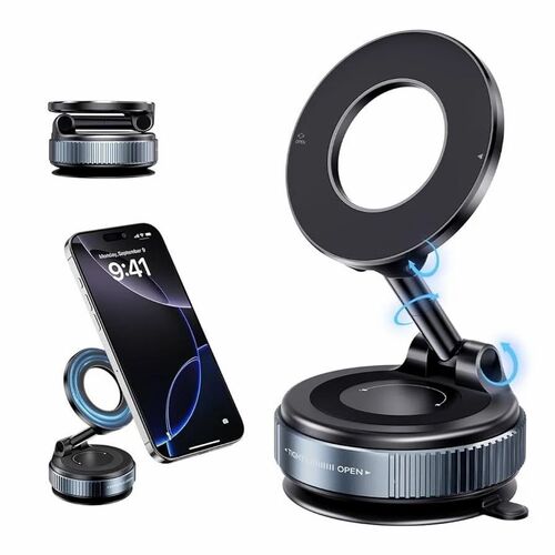Black Magnetic Mobile Holder