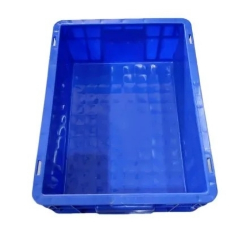 Blue Rectangular Hdpe Crate