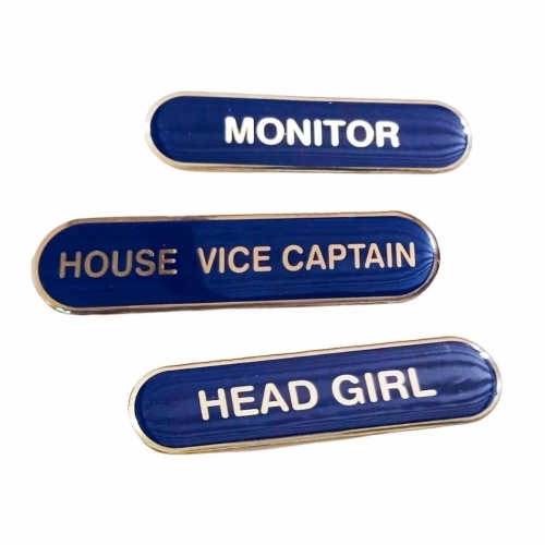 Brass badges with epoxy