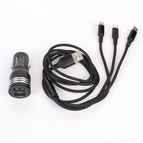 Car Mobile Charger 3 In 1